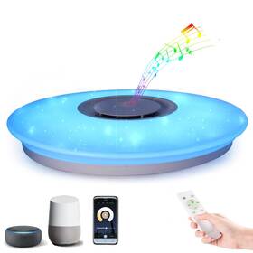 B07b9xg3l2 Horevo Upgrade Wifi Music Ceiling Light With Bluetooth Speaker And Remote Control 15 I