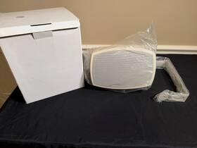Qs50 Htd Outdoor Stereo Speaker Weather Resistant 5.25 Inch Woofer 80w White