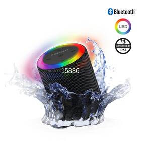 15885 Hypergear Halo Wireless Led Speaker Waterproof With Multicolor Light Ring 15885 Hypergear Halo Wireless Led Speaker Waterproof With Multicolor Light Ring