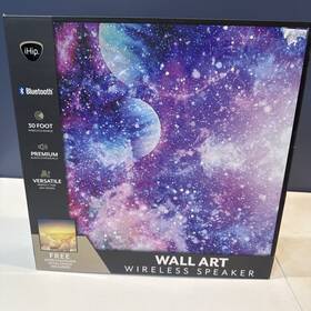 Ihip Cvs-60 Wall Art Wireless Audio Speaker Bluetooth With 2 Interchangeable Designs