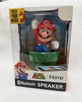 Ti-b66mr.exv24 Ihome Super Mario Bluetooth Speaker Figurine Rechargeable Multicolor