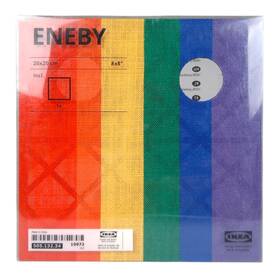 505.132.34 Ikea Eneby Front Cover For Speaker 8x8 Inch Rainbow/pride-striped New