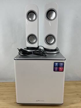 Ihb26w Ilive Platinum Speaker System With Subwoofer And 2 Speakers Tested Works