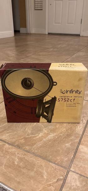 5752cf Infinity Reference Series Speakers 5x7 Automotive Loudspeakers