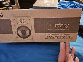 Cs60 Infinity 2-way In-wall Speaker Pivot-mount High-frequency 6.5 Inch And 1 Drivers