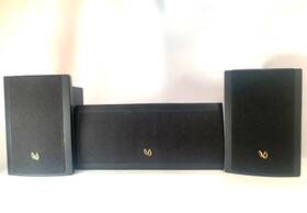 Cu0500-23753 Infinity Minuette 3-piece Speaker Set 2 Satellite 1 Center Tested Works