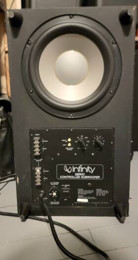 Il250gwn Infinity 100w Rms 10.5 Inch Servo Controlled Powered Sub C.m.m.d Driver
