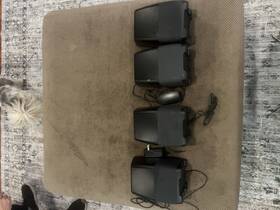 17j30f02283f Insignia Home Theater Speaker System Black Wired Set With Power Adapters