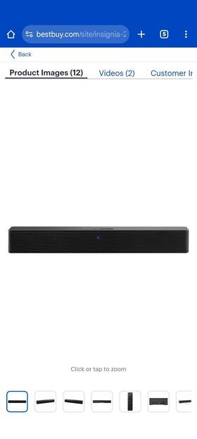 Ns-htsb20s Insignia 2.0 Mini Soundbar 20 Inch ...brand New Opened Box