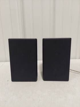 Ns-os112 Insignia Pair Of 2-way Speakers 60w Tested Works No Brackets #2263 Ns-os112 Insignia Pair Of 2-way Speakers 60w Tested Works No Brackets #2263