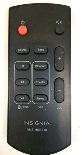 Rmc-hursk18 Insignia Genuine Original Rmt-hsb318 Remote Control - See Description / Tested