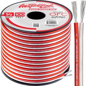 B0clqp6fkp Install Link Marine 14 Awg Tinned Ofc Speaker Wire Cable 100 Ft By