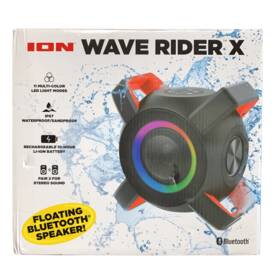 Ion 700512059649 Wave Rider X Floating Bluetooth Speaker Black