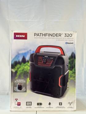 Pathfinder320 Ion Pathfinder 320 200w Portable Bluetooth Speaker Water-resistant Fm Usb