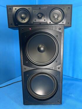 Ecen.5 Jamo 5sub.5 E Powered Subwoofer With Center Speaker Nice