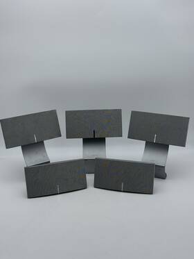 A410 Jamo Wired Speakers Set Of 5 Silver With 3 Stands 50 Watts/ 70w Peak Works
