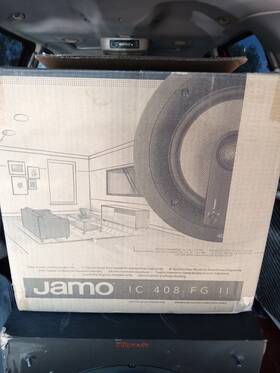 Ic408lcrfg Jamo Ic 408 Lcr Fg Ii Speakers - Black
