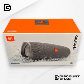 Jbl 050036353427 Charge 4 Portable Waterproof Bluetooth Speaker Gray Sealed