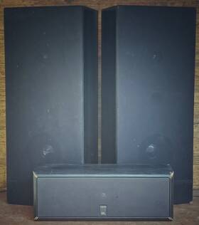 Aa0024-15262 Jbl Three Speaker Black Wired Surround Sound Home Theater System