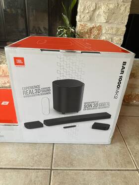 Bar1000mk2 Jbl Bar 1000 Mk2 7.1.4 Channel Soundbar System With Detachable Surround Speaker