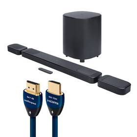 Bar10mksky Jbl Bar 1000 Mk2 7.1.4 Channel Soundbar System And Audioquest Sky 3m Hdmi Cable