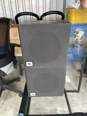 Cu0319-019442c Jbl Tlx Movies Surround Sound Black Book Shelves Speakers 50 Watts Usa Seller