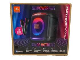 Itf-14 Jbl Partybox Encore 2 Speaker Rgb Lights Two Wireless Microphones Bluetooth