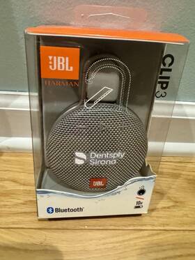 Jbclip3gryam Jbl Clip 3 Bluetooth Portable Waterproof Speakerphone Speaker Gray