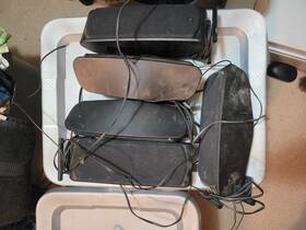 Scs500cen Jbl Lot Of 5 Surround Sound Wired Bookshelf Speakers