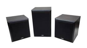 Jht805h Jensen 3 Wooden Bookshelf Speakers. Tested. Works Great