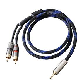 B08l14zv4v Jorzor Audiophile Hifi 3.5mm Male To 2 Rca Ofc Audio Cable 2m 6.6ft