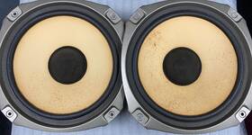 Hsa3022-01a Jvc Oem Genuine Pair Of Woofers From Sp-5 Cabinets 8 Ohm