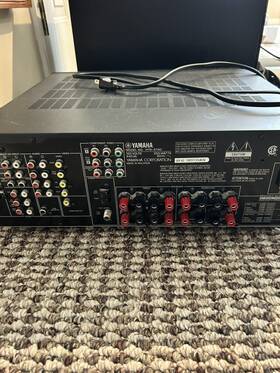 Htr-5740 Jvc Tv Surround Sound System Yamaha Receiver Speakers Klipsch Subwoofer