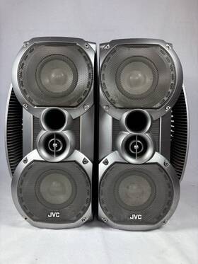 Sp-hxz10 Jvc Speaker System Pair 75 Watt 3-way Main Channel 160 Subwoofer