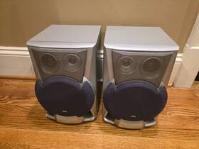 Jvc Sp-mxj77 Speakers Pair Bookshelf Tested And Work Great 120 Watt Max