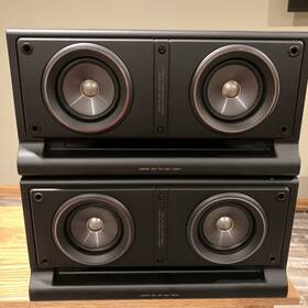 Sp-mx77mtn Jvc Spmx77mtn Speaker Pair Full Range And Port Woofer 35w/45w - Tested Video