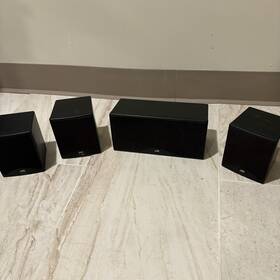 Sx-st655b Jvc Satellite Speakers Surround Sound 100w 8 Ohm Black Wired