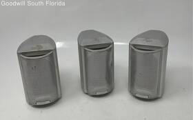 Sp-xsa10 Jvc Xsa10 Lot Of 3 Pcs Silver Satellite Speakers Not Tested