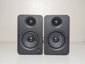 Kanto 645759442802 Yu Matte Black 140w Powered Bookshelf Speakers With Bt 4.2 And Rca Input