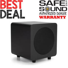 Kanto 800152723808 Sub6 Compact 6 Inch Sealed Powered Subwoofer Matte Black