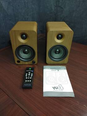 Yu4walnut Kanto Yu4 Pwrd Spkrs With Bluetooth - Walnut Yu4walnut Kanto Yu4 Pwrd Spkrs With Bluetooth - Walnut