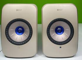 55343 Kef Lsx Ii Soundwave Wireless Bookshelf Speakers For Parts Only