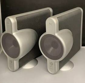 Kef 637203208645 Model3 Two-way Satellite Speakers Pair Model 3 Silver 5ch Surround Sound Kef 637203208645 Model3 Two-way Satellite Speakers Pair Model 3 Silver 5ch Surround Sound