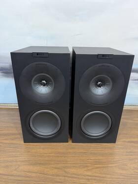 Kef 637203219108 Q Concerto Meta Bookshelf Speakers Pair - Black Nice Condition