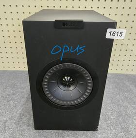1615 Kef 637203219160 Q1 Meta Bookshelf Speakers Single - Black Used #1615 1615 Kef 637203219160 Q1 Meta Bookshelf Speakers Single - Black Used #1615