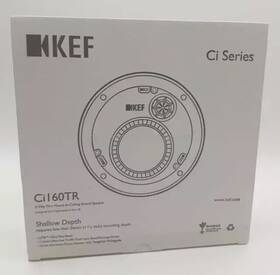 Ci160tr Kef Brand New Shallow Depth Round In-ceiling Speaker 4 Speakers