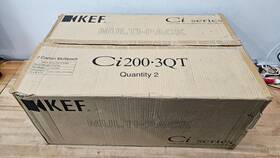 Ci2003qt Kef Ci200.3 Quart Rectangle Motorized In-ceiling Architectural Loudspeaker Pair