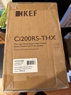 Ci200rs-thx Kef Ci200rs Brand New In-ceiling Speaker Pair