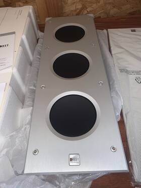 Ci3160rlb-thx Kef New Extreme In-wall Speaker And Subwoofer