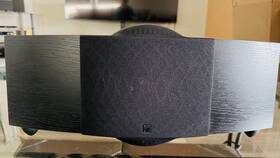 Kef-q9c Kef Q9c Center Channel Speaker Black Excellent Tested Original Box